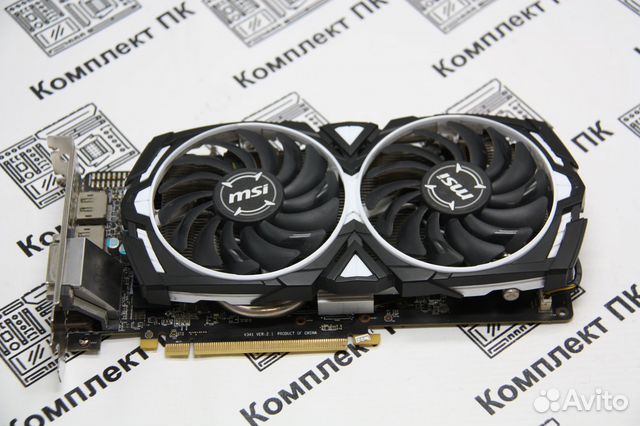 Видеокарта MSI RX580 8GB купить в Краснодаре | Электроника | Авито