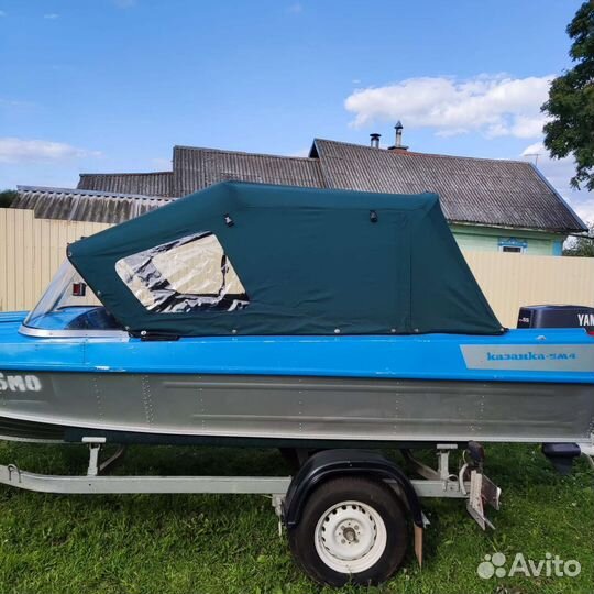 Казанка 5м4 с мотором yamaha 55 + прицеп