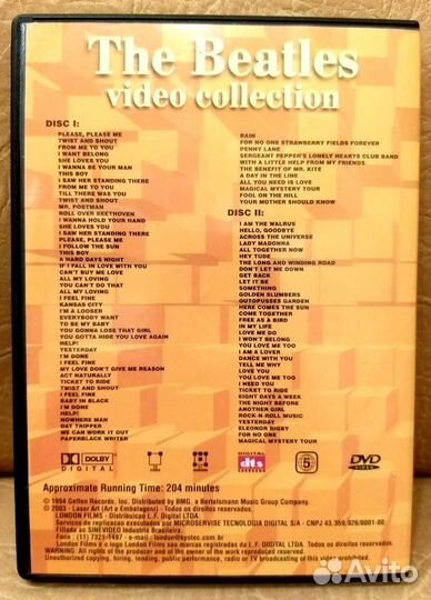 Видео коллекция The Веatles (2 диска)
