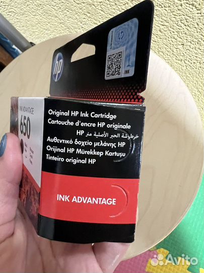 Картридж hp ink advantage 650