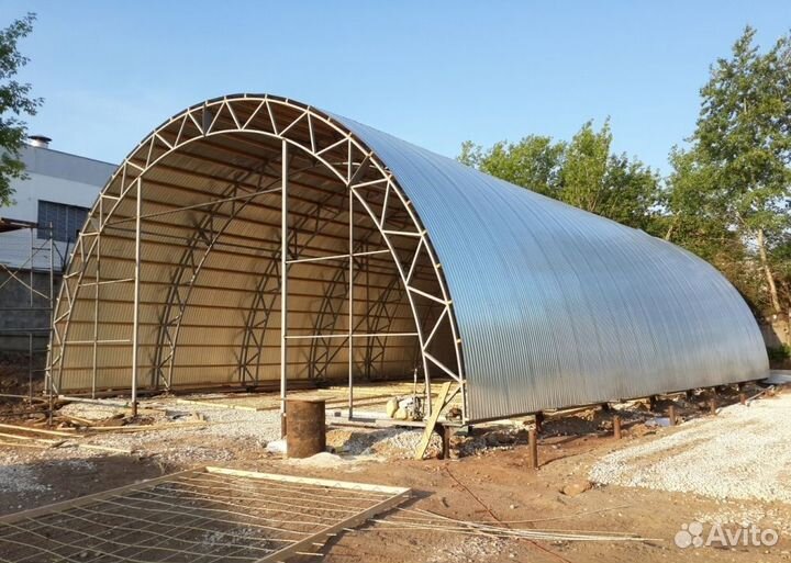 Арочный ангар под склад, сто, цех и многое другое