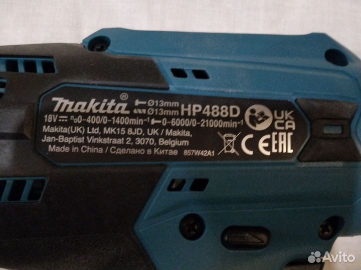 Makita HP488D аккумул. ударная дрель-шуруповерт