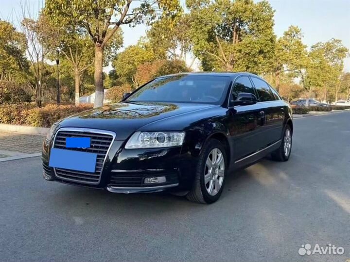 Стекло левой фары Audi A6 Allroad C6 2006-2011