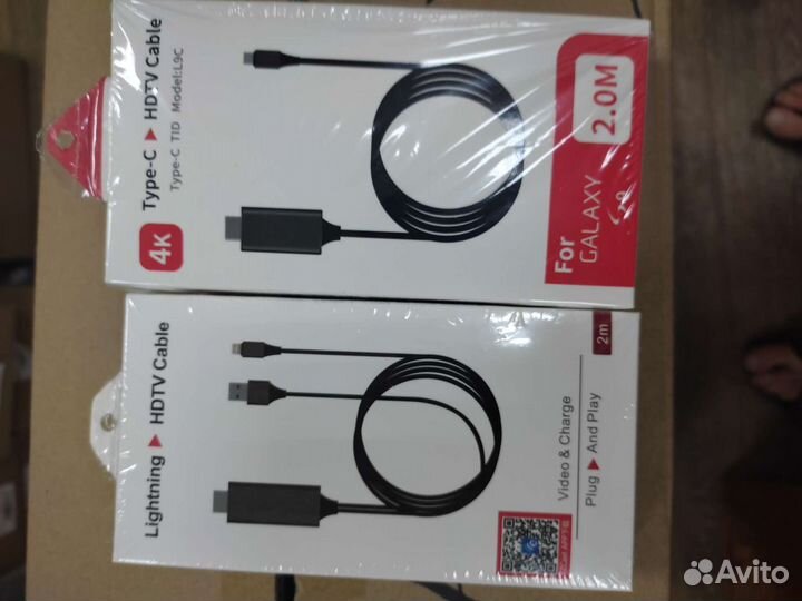 Адаптер-конвектор hdmi-iPhone, type-C. для тв