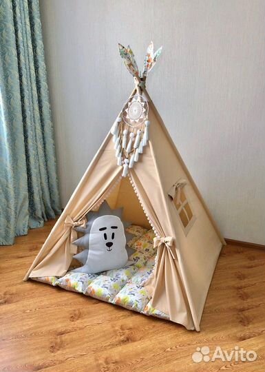 Детская палатка вигвам комплект новый