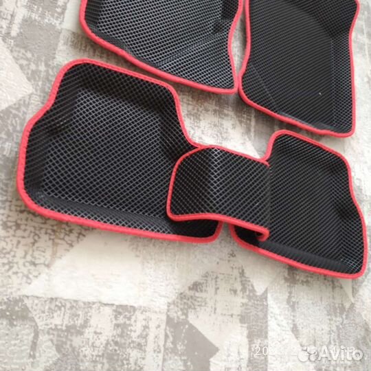 Коврики Эва ева eva 3d с бортами на Лада Гранта