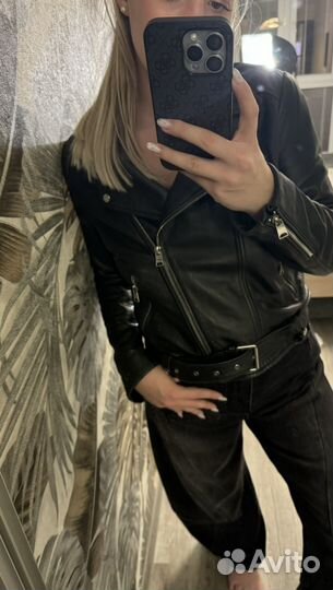 Кожанка женская