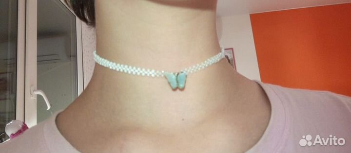 Чокер из бисера