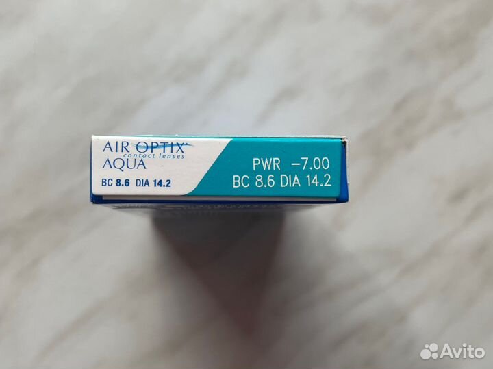 Линзы контактные -7, -8,50 (6 линз)