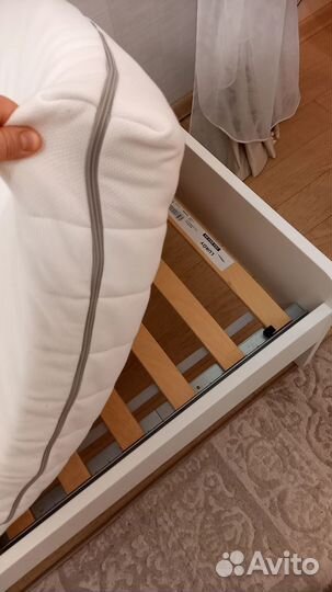 Кровать детская икеа slakt с матрасом икеа