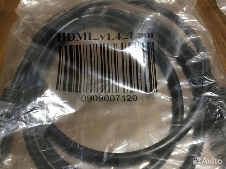 Кабель hdmi-hdmi Новый 2 метра 1,5 метра 1 метр