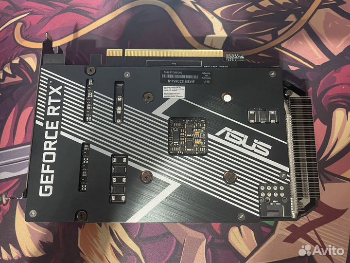 Видеокарта asus GeForce RTX 3050 Dual OC Edition