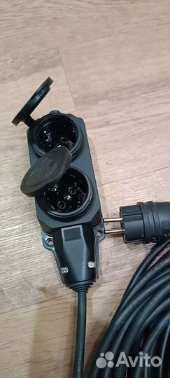Удлинитель электрический кг 15м двойная розетка
