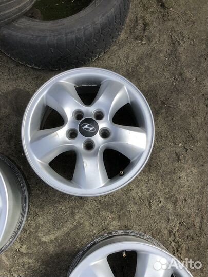 Литые диски r16 5x114.3 hyundai оригинал