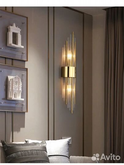 Бра хрустальное 0033