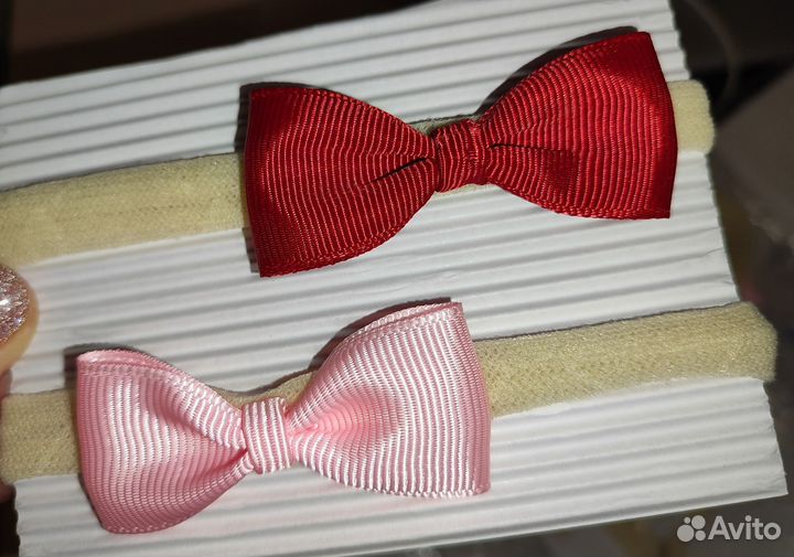 Повязка на голову для девочки 6-24 мес. Бантик