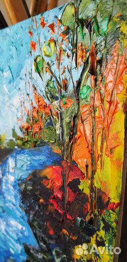 Картина маслом Осенний пейзаж