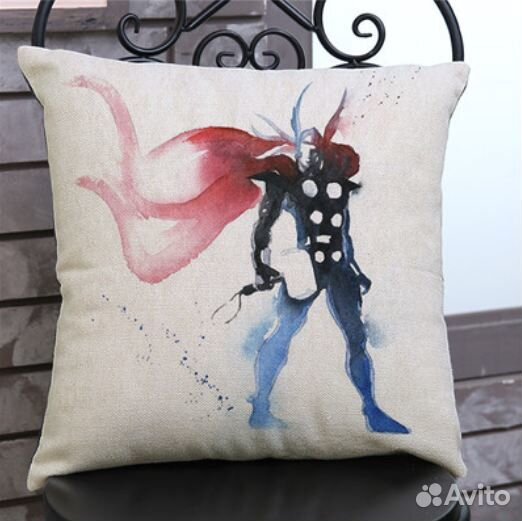 Наволочка 45х45 см супергерои Marvel DC