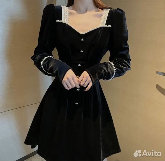 Платье бархат