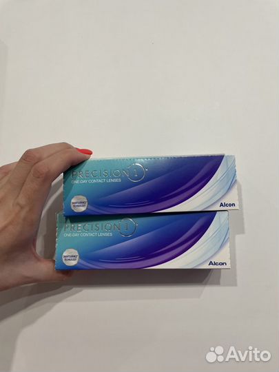 Линзы контактные alcon precision -3; -3,75