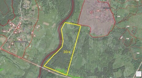 Участок 16 га (СНТ, ДНП)