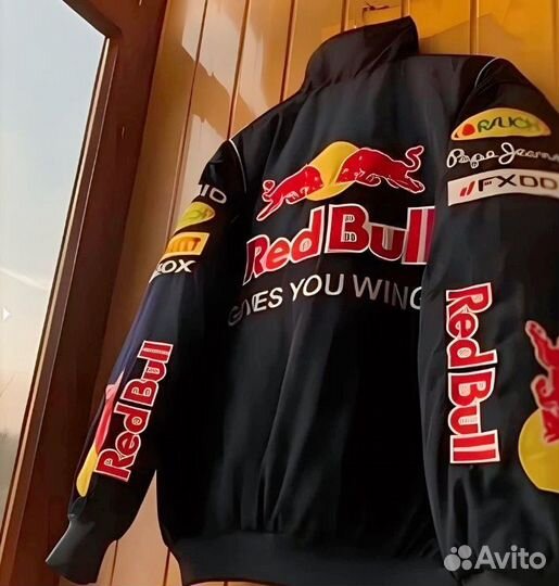 Винтажная гоночная куртка red bulll