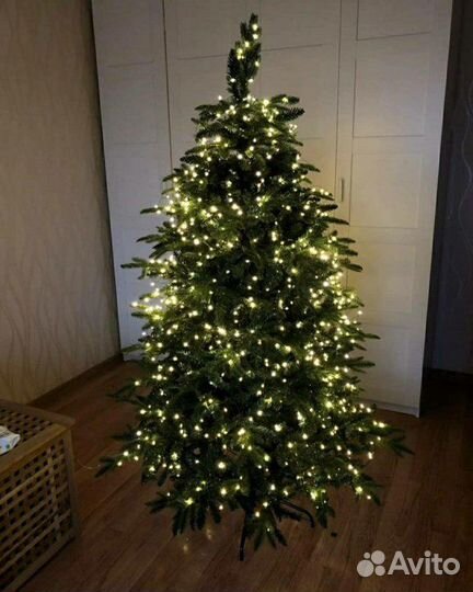 Гирлянда нить роса на елку 10 м