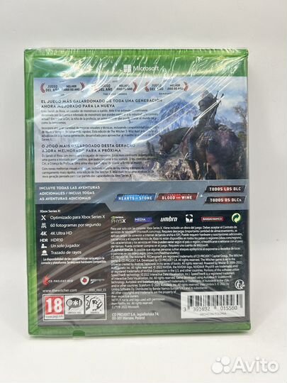 Диск xbox Witcher 3 Wild Hunt Complete Edition