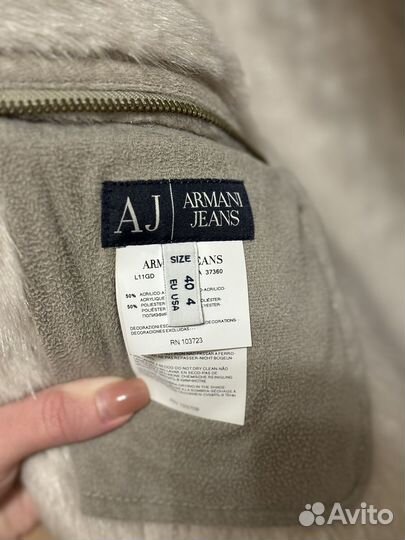 Дубленка armani jeans