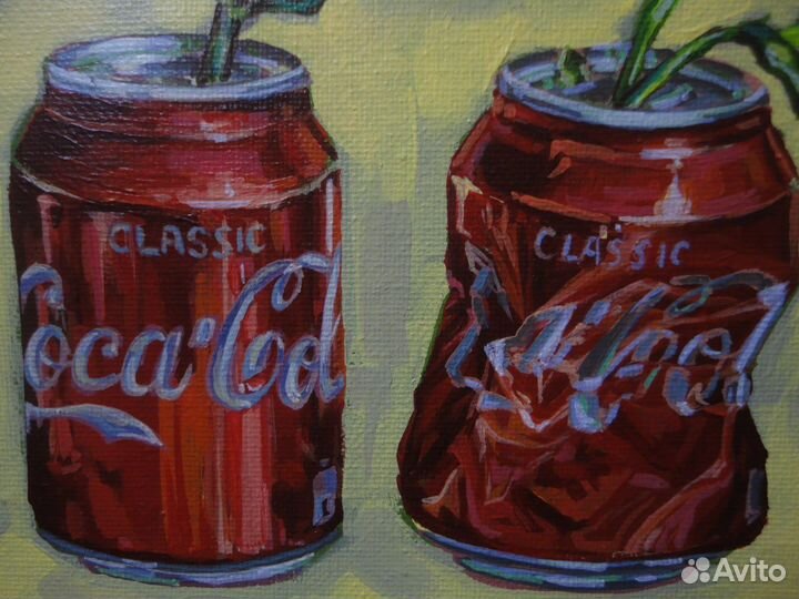 Картина акрилом на холсте