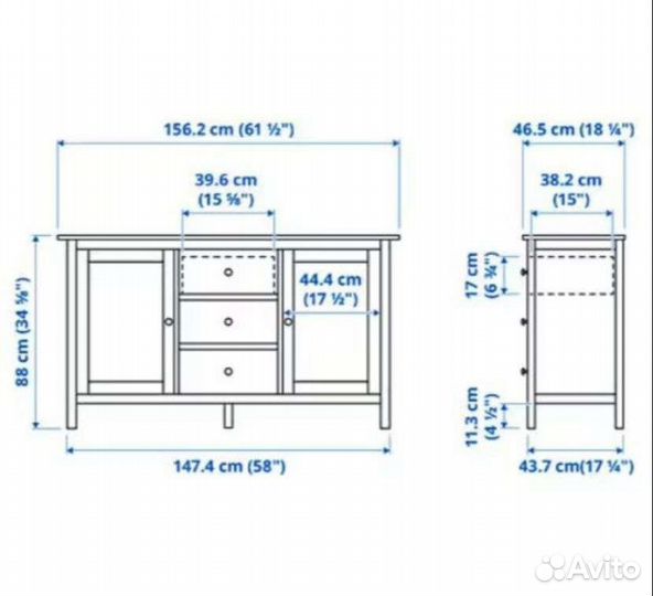 Комод IKEA хемнэс