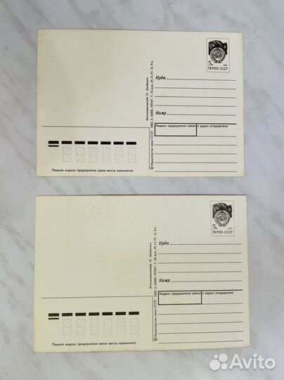 Наборы открыток,фото СССР. Конверты.Чистые