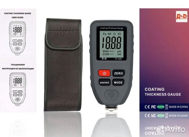 Новый толщиномер TC100 профессиональная модель