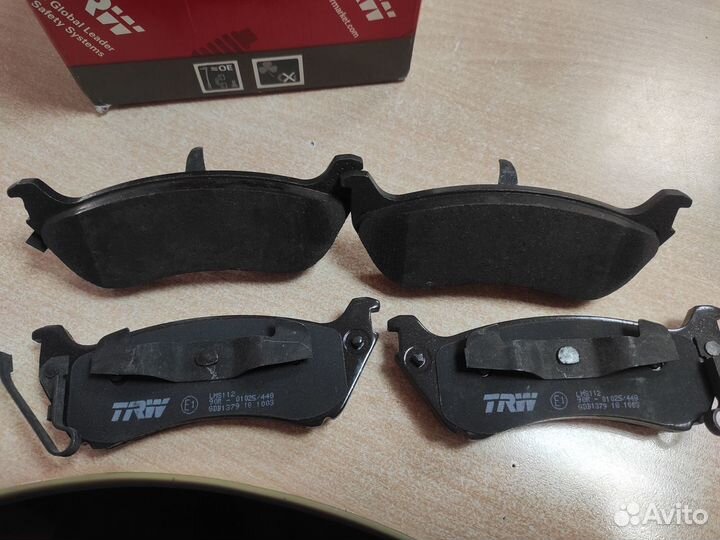 Колодки тормозные Mercedes M-cl 98-05