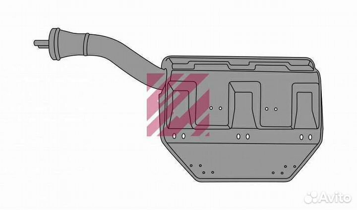 Кронштейн крыла кузовной правый скания