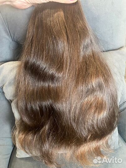 Подростковые волосы 48 см 119 г тонкие/нежные