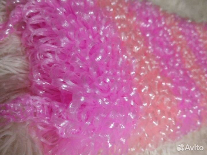 Мочалка вязаная ручная работа