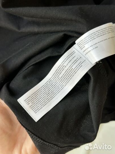 Футболка lime XS черная оверсайз