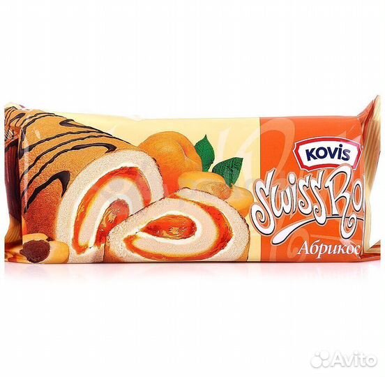 Рулет Kovis Абрикос 175г (опт)