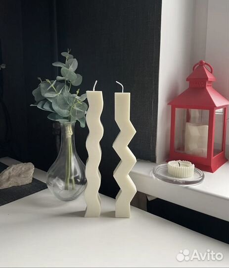 Силиконовая форма для свечей двойная