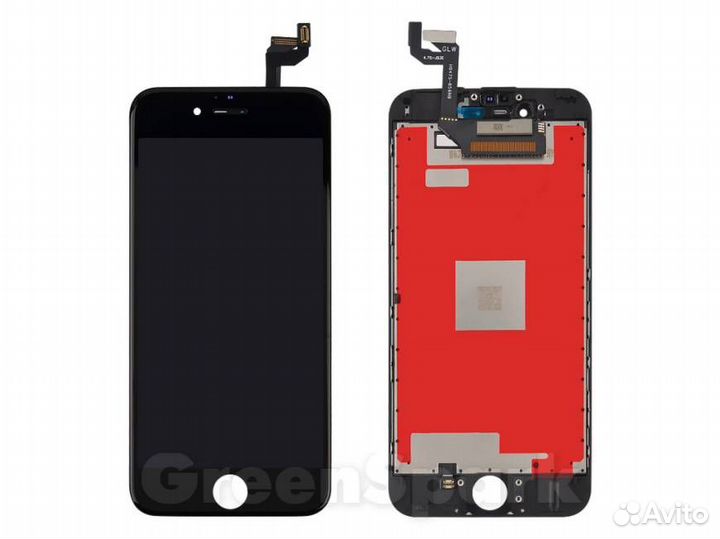 Дисплей для iPhone 6S +тач черный с рамкой Premiu