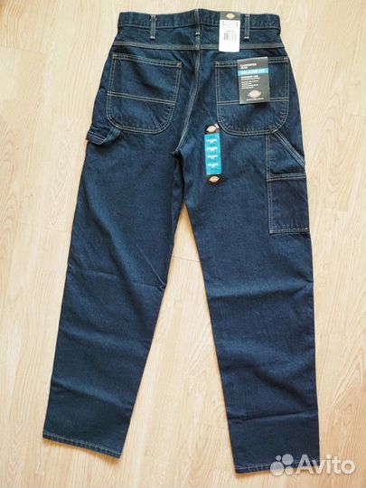 Джинсы Dickies Indigo Blue хлопок 100 проц 34W 34L