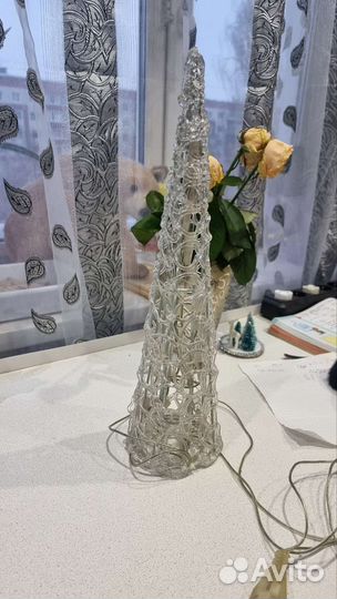 Ёлка СССР пластиковая светящаяся