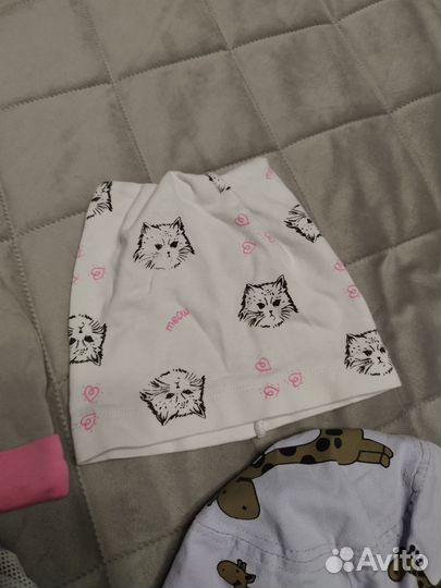 Шапочки, панамки, косынки пакетом 3-4 года