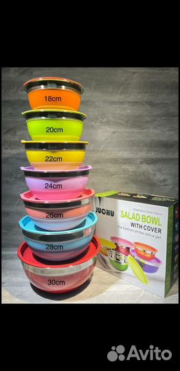 Салатница с крышкой