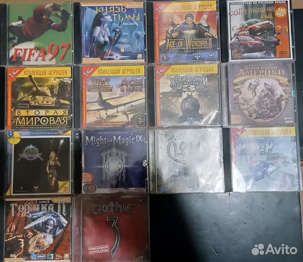 CD -диски с играми