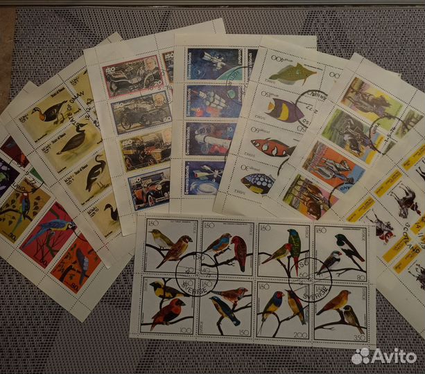 Марки иностранные разной тематики