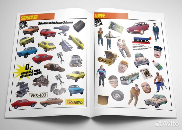 Огромный Стикербук по My Summer Car 250+ шт