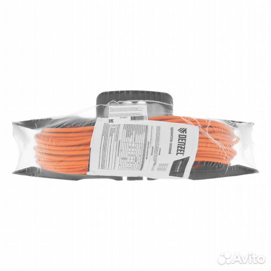 Удлинитель силовой Denzel пвс 20м 1 розетка 2x1 мм