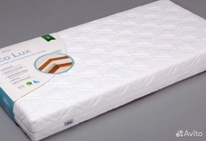 Детский матрас plitex ECO LUX 125*65 см